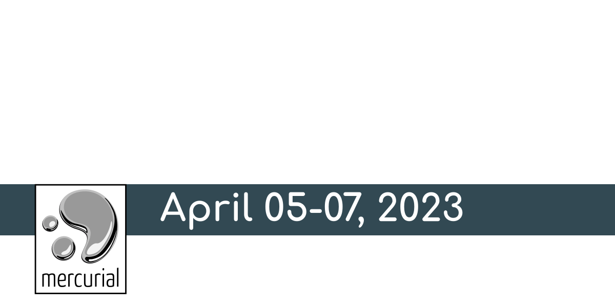 Mercurial Paris Conference 2023 announcement banner